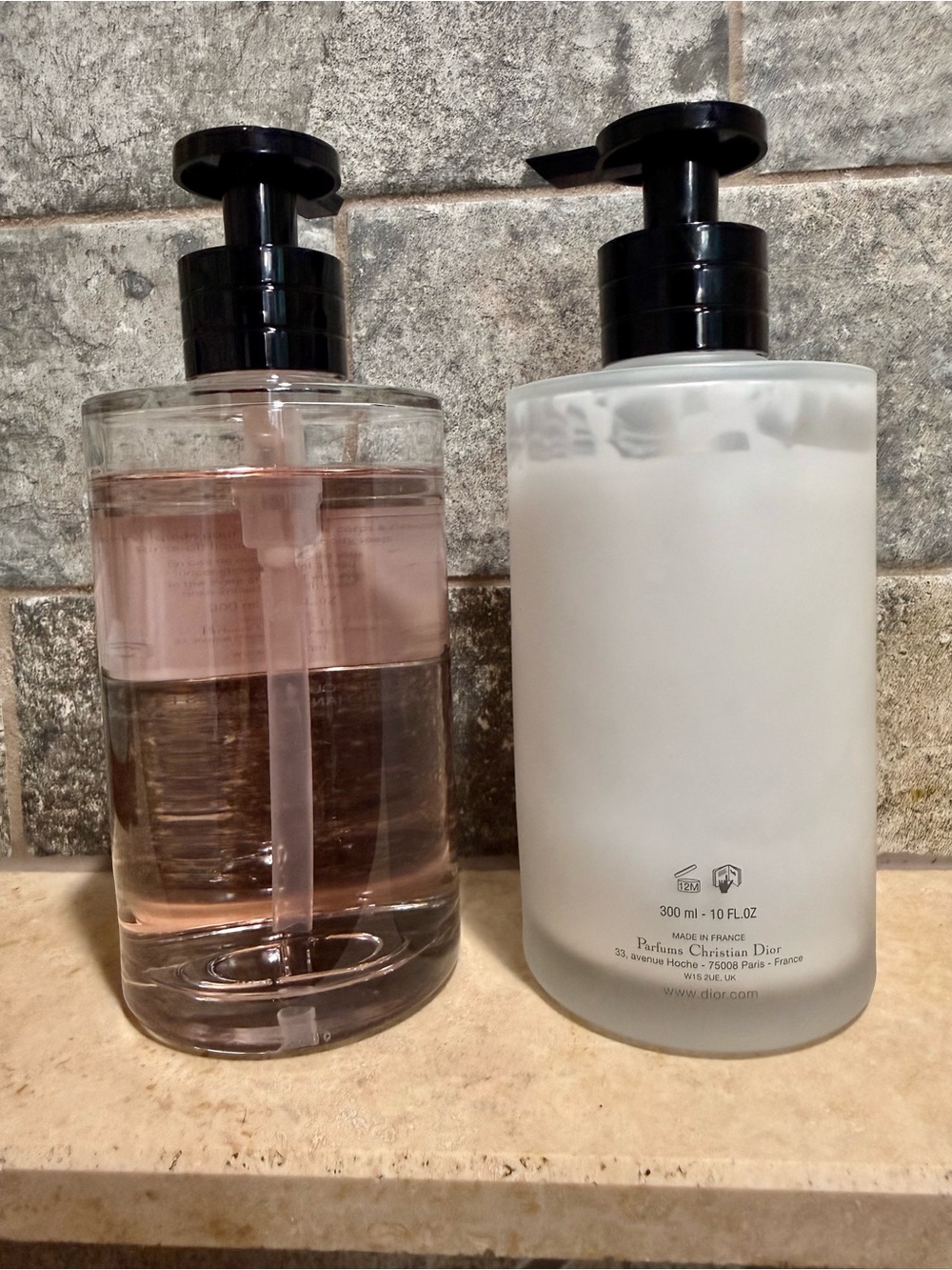 Dior Sakura Hand & Body Set - Pink and White Pump Bottles - Picture 2 of 4